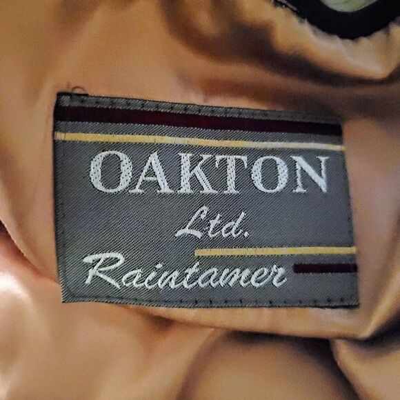 Oakton Ltd. Raintamer Classic Professional Business Trench Coat w Zip Out Liner - Picture 15 of 16